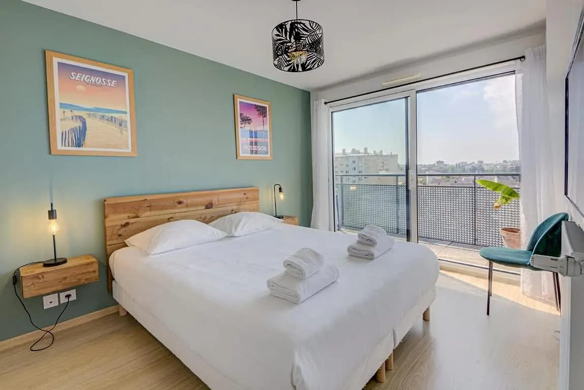 Apartamento Le Maginot, T4 De Standing, Terrasse Et Parking Rennes 0*,