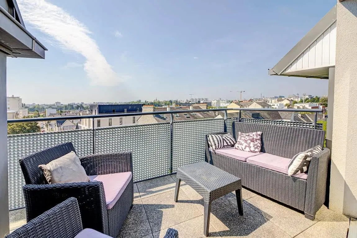 Apartamento Le Maginot, T4 De Standing, Terrasse Et Parking Rennes